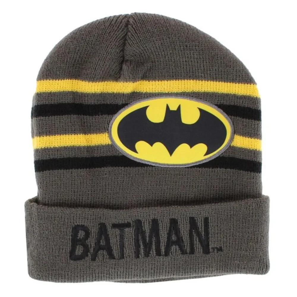 Textiel Trade Boy's One Size Fits Most Batman Winter Beanie Hat